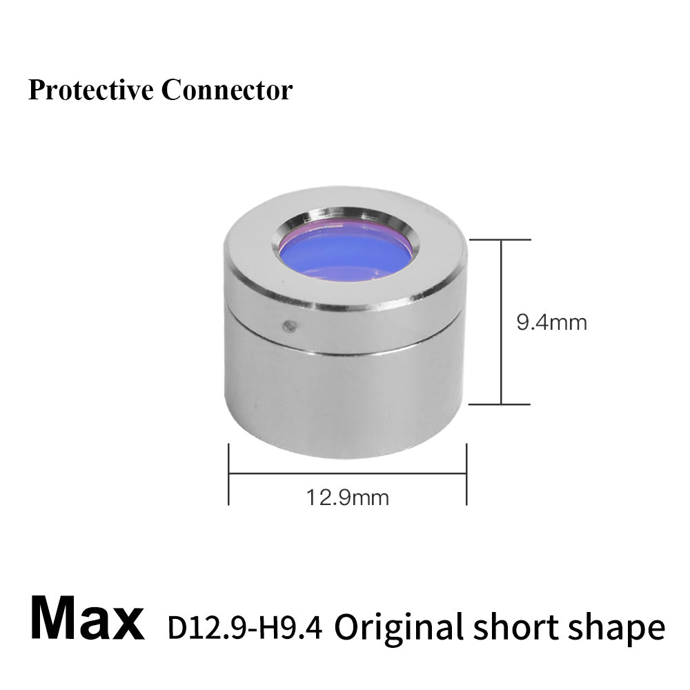Output Protective Connector Lens Group with Lens Protective Cap MAX Raycus QBH Laser Source