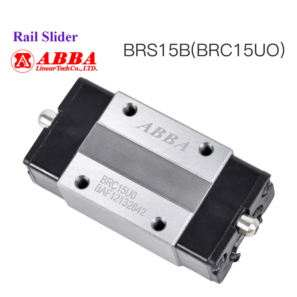Startnow ABBA Original BRC15U0 BRS15B Slider Block Linear Rail Guide Bearing Rail Slider Block