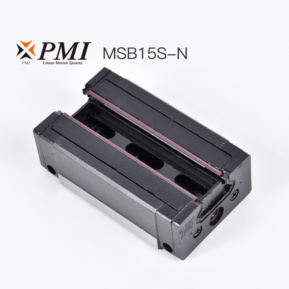 Startnow Original PMI Linear Guideway Carriage Block MSB15S-N  CNC CO2 Laser Cutter Linear Motion System