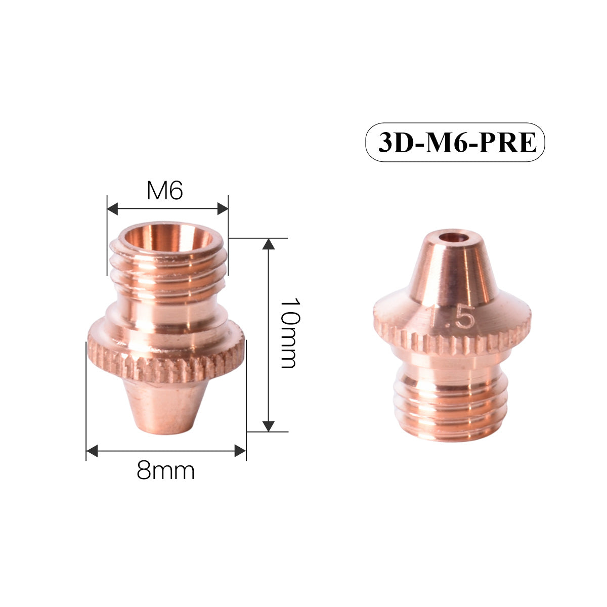 3D M6 Precitec Laser Nozzle