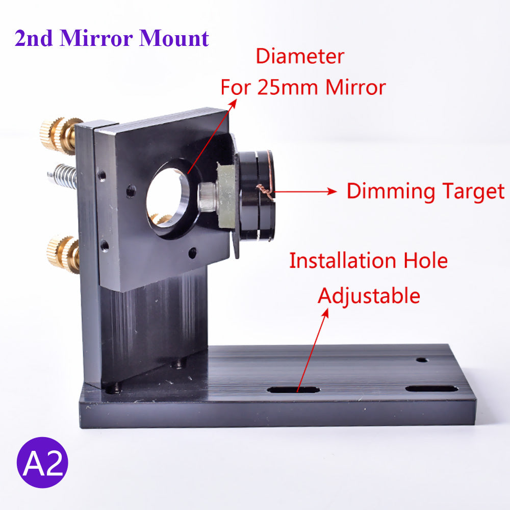 Startnow CO2 Laser Head Set With Dimming Dia.20 F50.8/101.6mm Integrative Holder