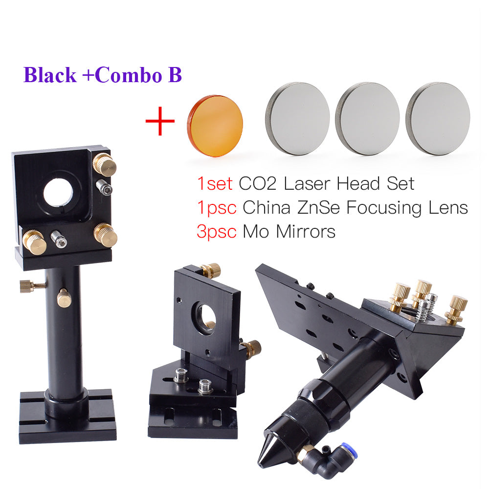 Startnow CO2 Laser Head Dia.20 FL38.1& Dia.20 FL50.8 / 63.5/101.6mm Mount For Laser Engraving Cutting Machine