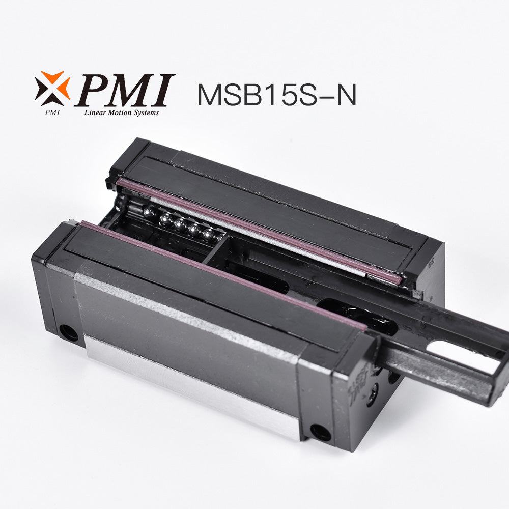 Startnow Original PMI Linear Guideway Carriage Block MSB15S-N  CNC CO2 Laser Cutter Linear Motion System