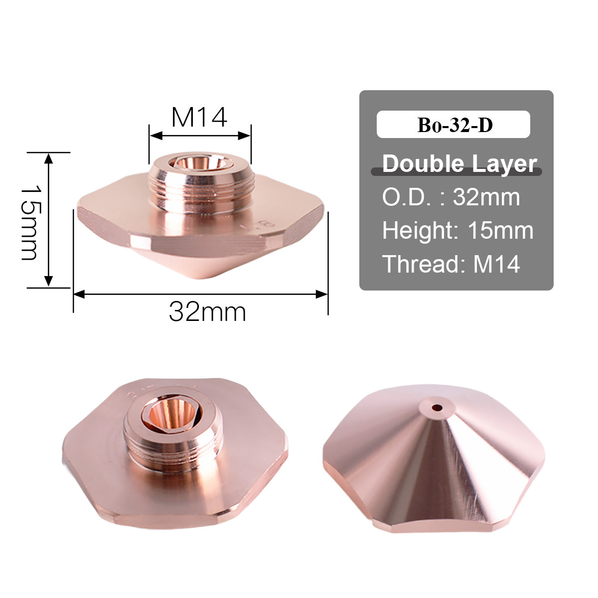 bodor laser welding nozzle