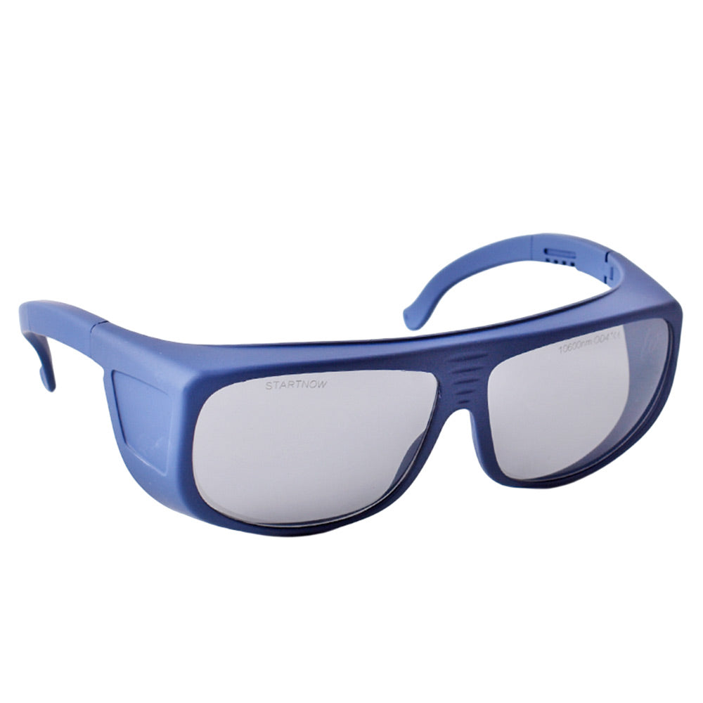 Startnow OD4+ 10.6um CE Certified Laser Engraver Safety Glasses CO2 Protective Eyewear Safety Glasses CO2-TypeA Blue