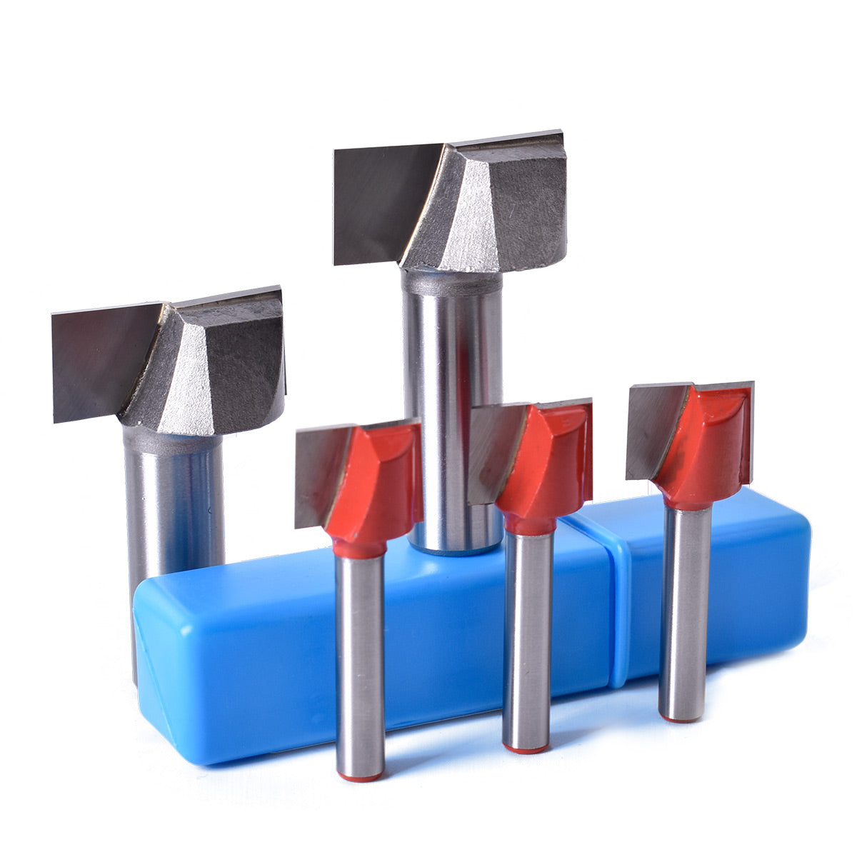 Startnow 5PCS Cleaning Bottom Router Bits Milling Cutters For Organic Board MDF Wood PVC CNC Tool Router Engraving Bit End Mills