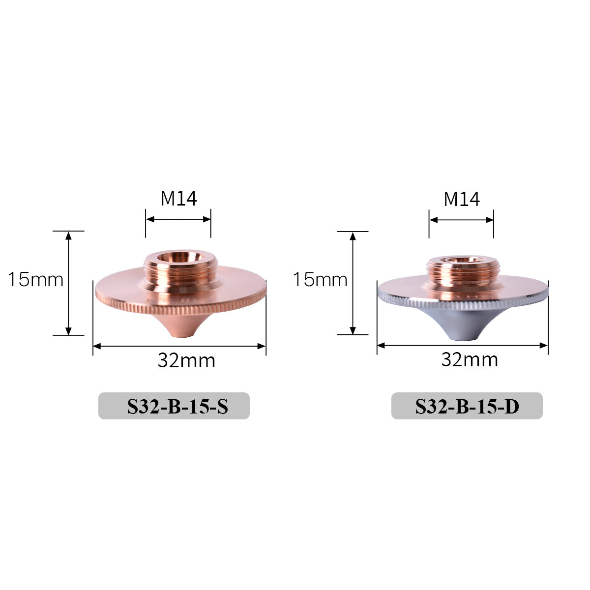 HSG laser nozzles type