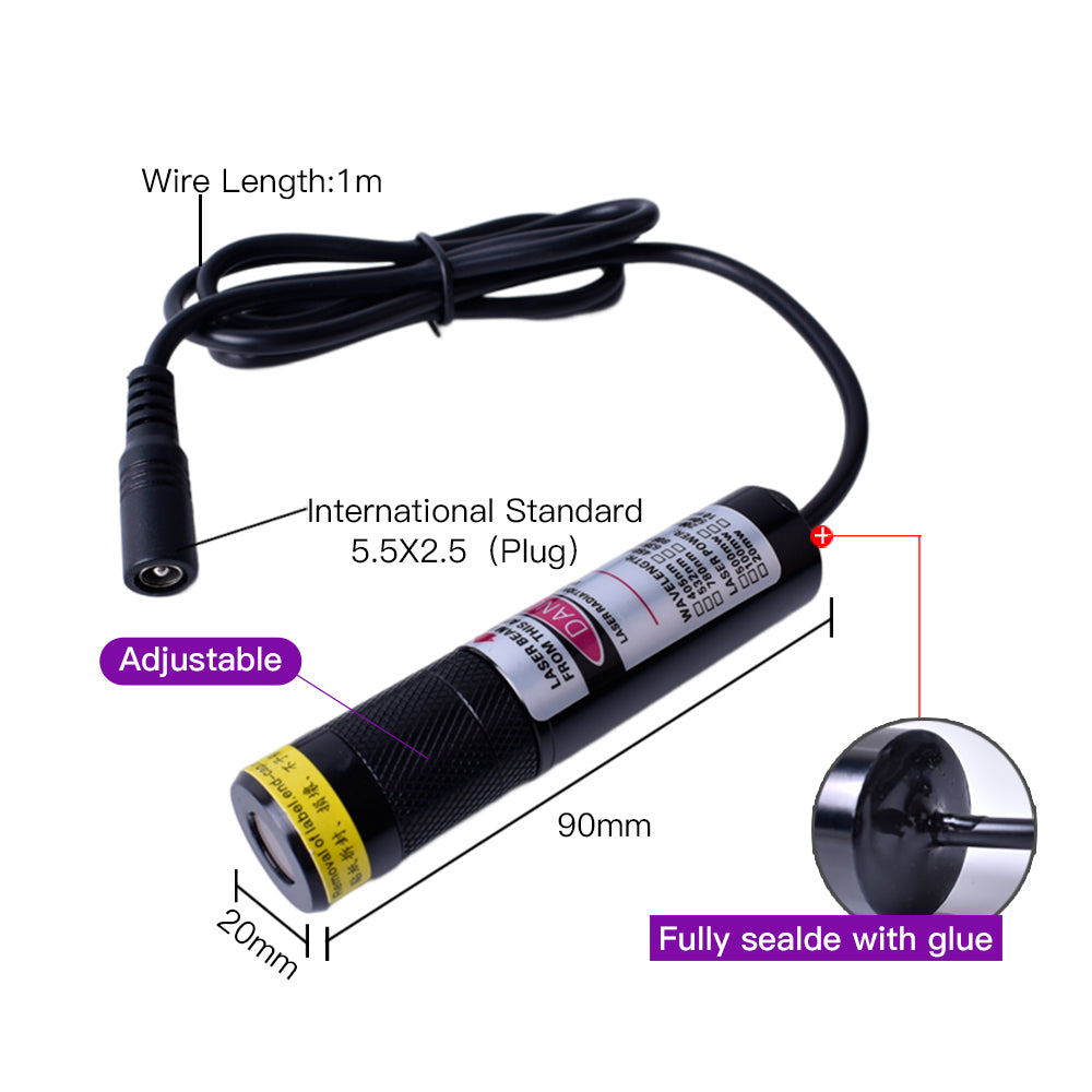 Green Positioner 520nm 30mw Laser Locator Green Line/Cross Module ...