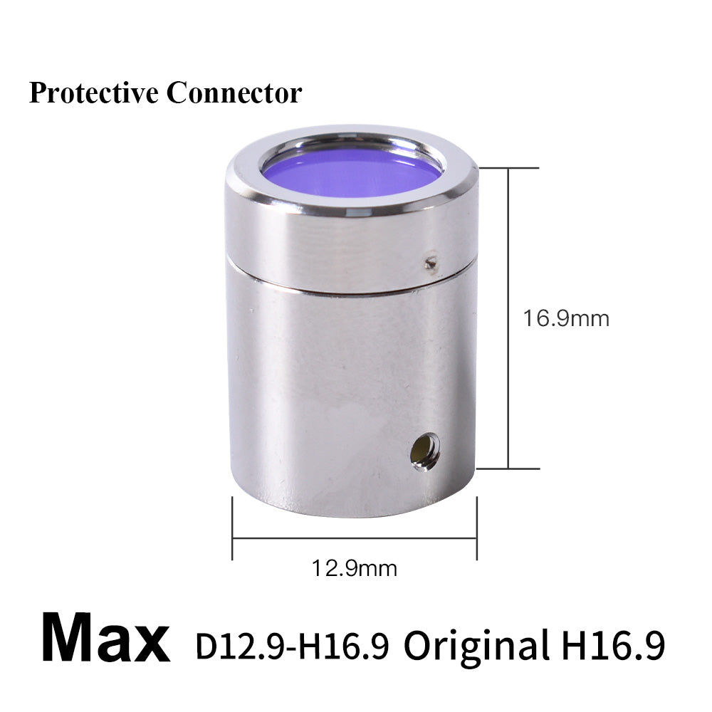 Output Protective Connector Lens Group with Lens Protective Cap MAX Raycus QBH Laser Source