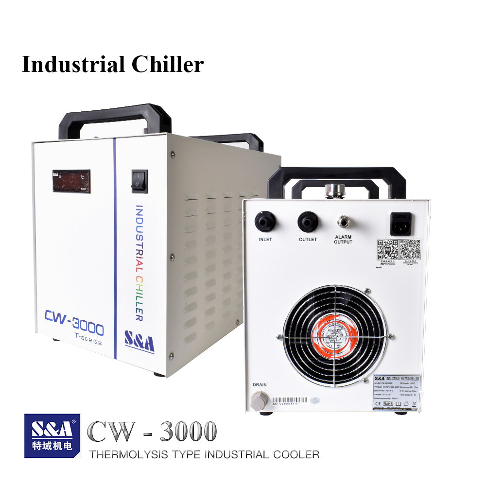 9L Water Cooling  Monport CW 3000 water chiller — Monportlaser
