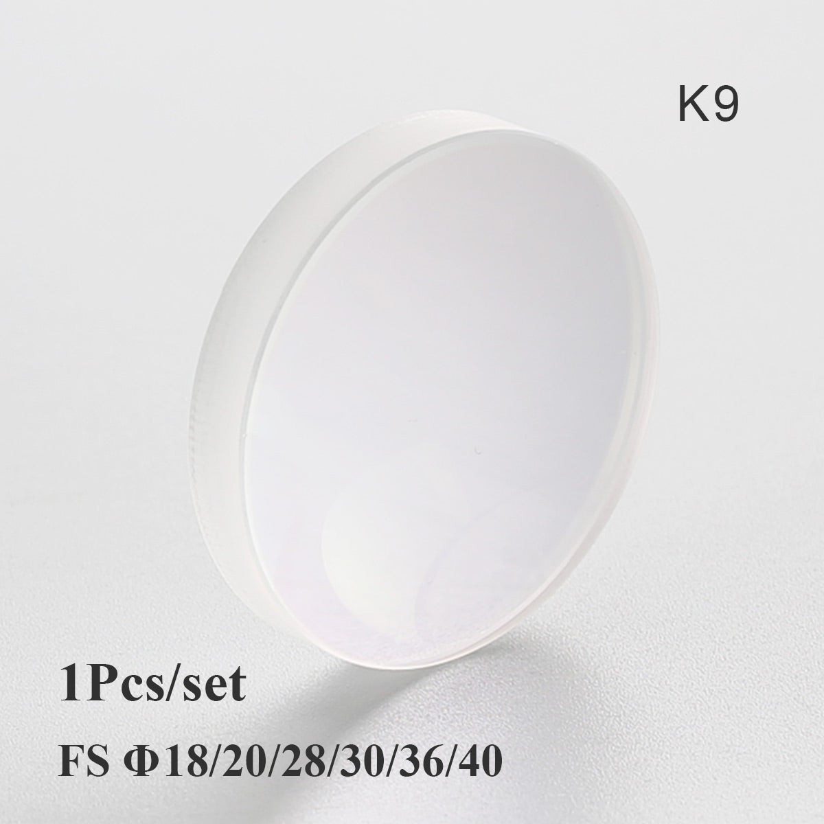 Startnow 1PC Glass K9 Fiber Laser Focus Collimator Lens D30 Concave Convex