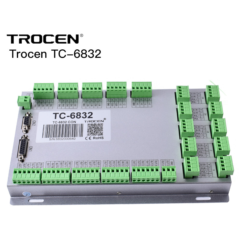 Trocen TC-6832 Vibrating Knife Laser Controller Board TF-6225 Woodworking Carving Machine Control System
