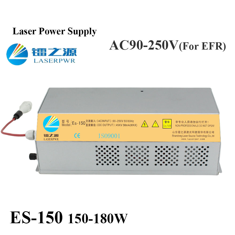 Startnow HY-ESA150 Laser Power Supply for 150-180W CO2 Laser Tube Cutting Machine ES Series 110V 220V Universal Source Device
