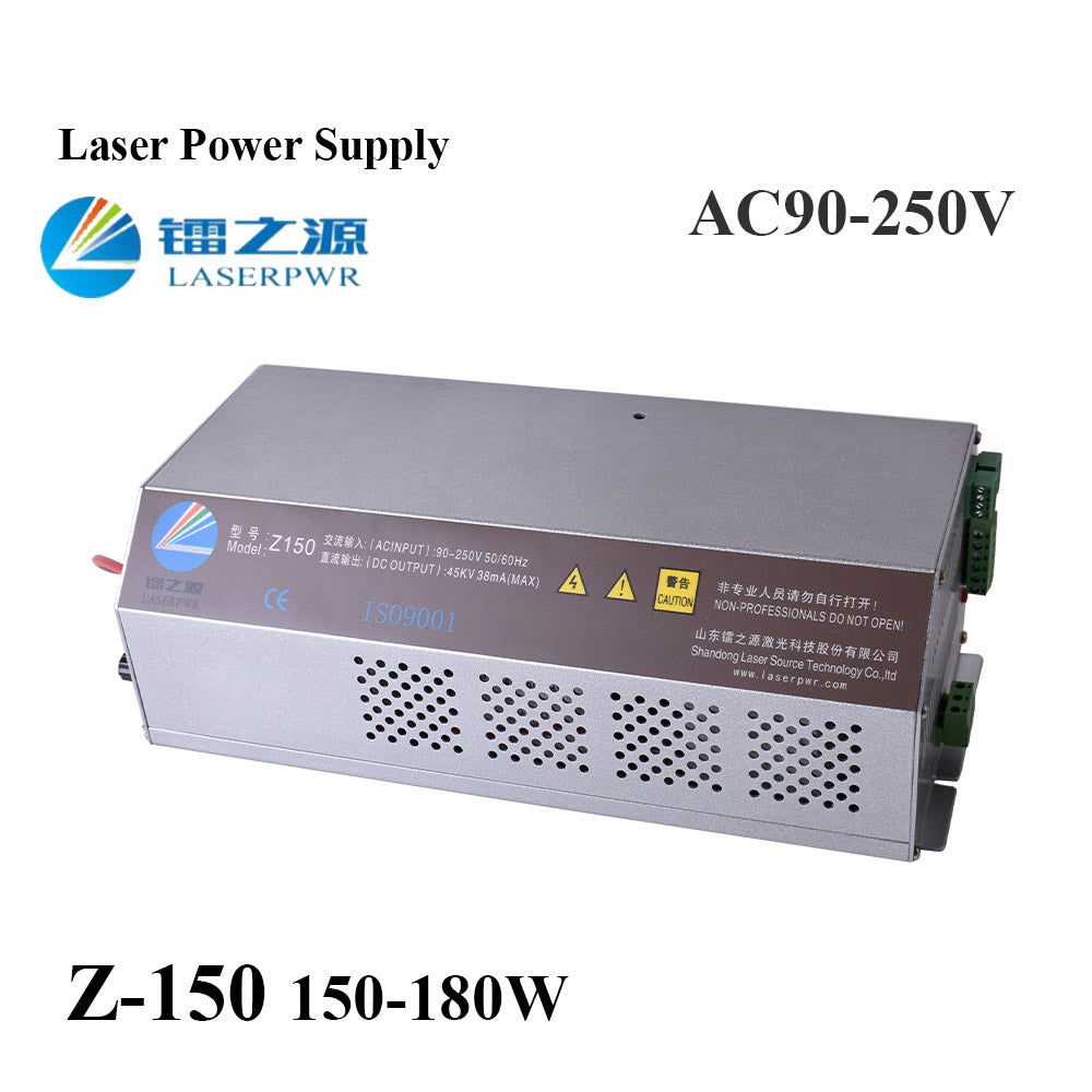 Startnow HY-Z150 Series Intelligent CO2 Laser Power Supply 150/180W Laser Source 110/220V Universal Device For Co2 Laser Machine