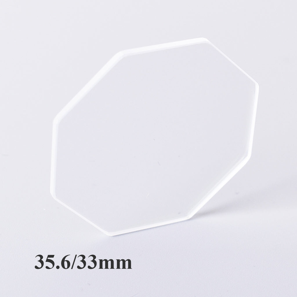 Startnow Laser Protective Lens Octagonal Dia.33mm T1.5 Quartz JGS1 Len