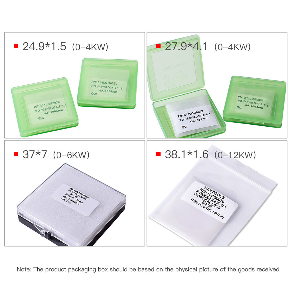 Startnow Original Raytools Laser Protective Windows 27.9x4.1mm Optical