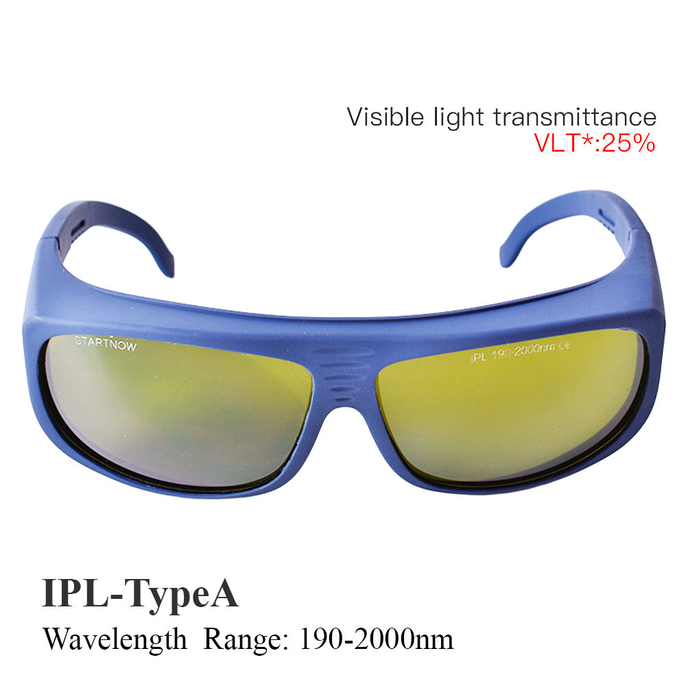 IPL Hair Removal Laser Safety Eyepatches Medical Beauty 190nm-2000nm CE Laser Glasses Eye Mask Laser Light Protective Goggles