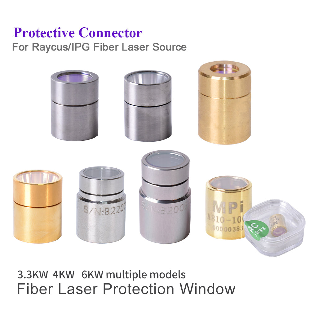 Original 3.3KW Fiber Laser Source QBH Output Connect Protective Lens 4