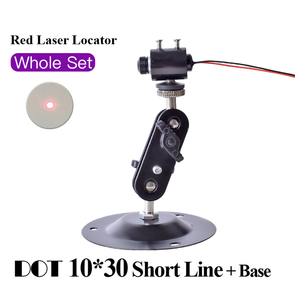 Set 10*30s 650nm 5mw 5V With Bracket Laser Dot Red Module Laser Locator Dot Beam Pointer Positioning