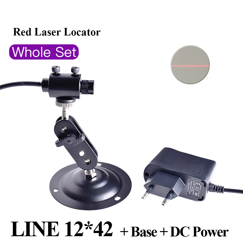 Set 12*42 635nm 10mw Line Laser Red Locator Laser Module Line Pointer For Embroidery Machine Parts Fabric CNC Cutting Position