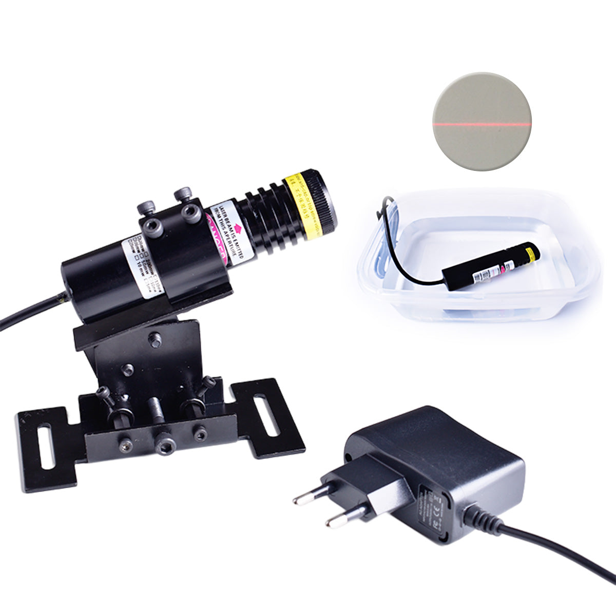 Waterproof Set 26*105 660nm 200mw 5V Stone Cutting Machine Focusable Laser Beam Module Locator Red Laser Line Positioning