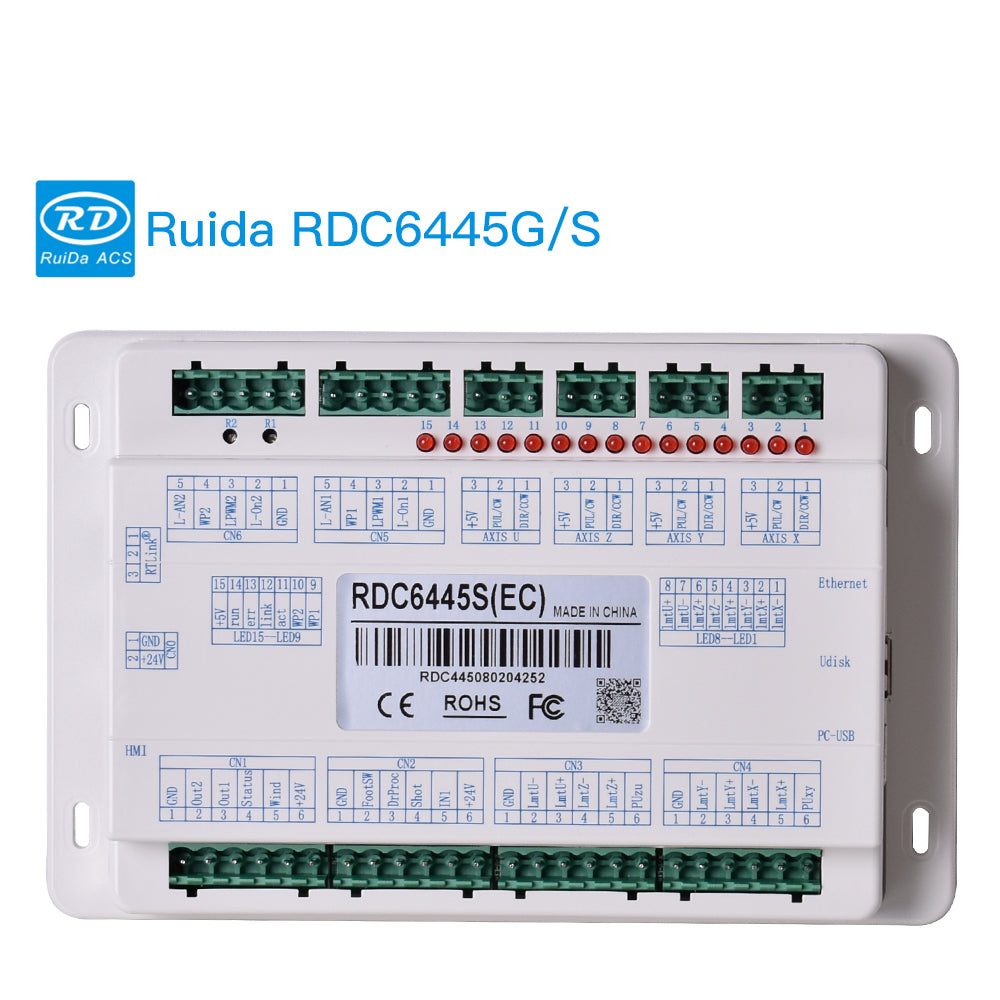 Ruida RDC6445S CO2 Laser Controller CNC Laser Cutting Machine Control System RDC6445GT5