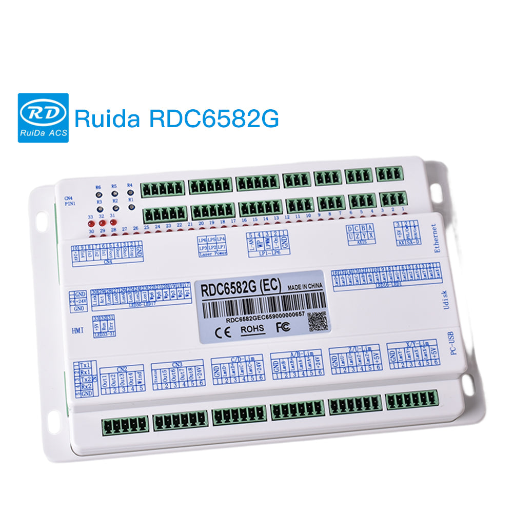 Startnow Laser Controller Card Ruida RDC6582G RDV6442/5G CNC Display Panel Control Board