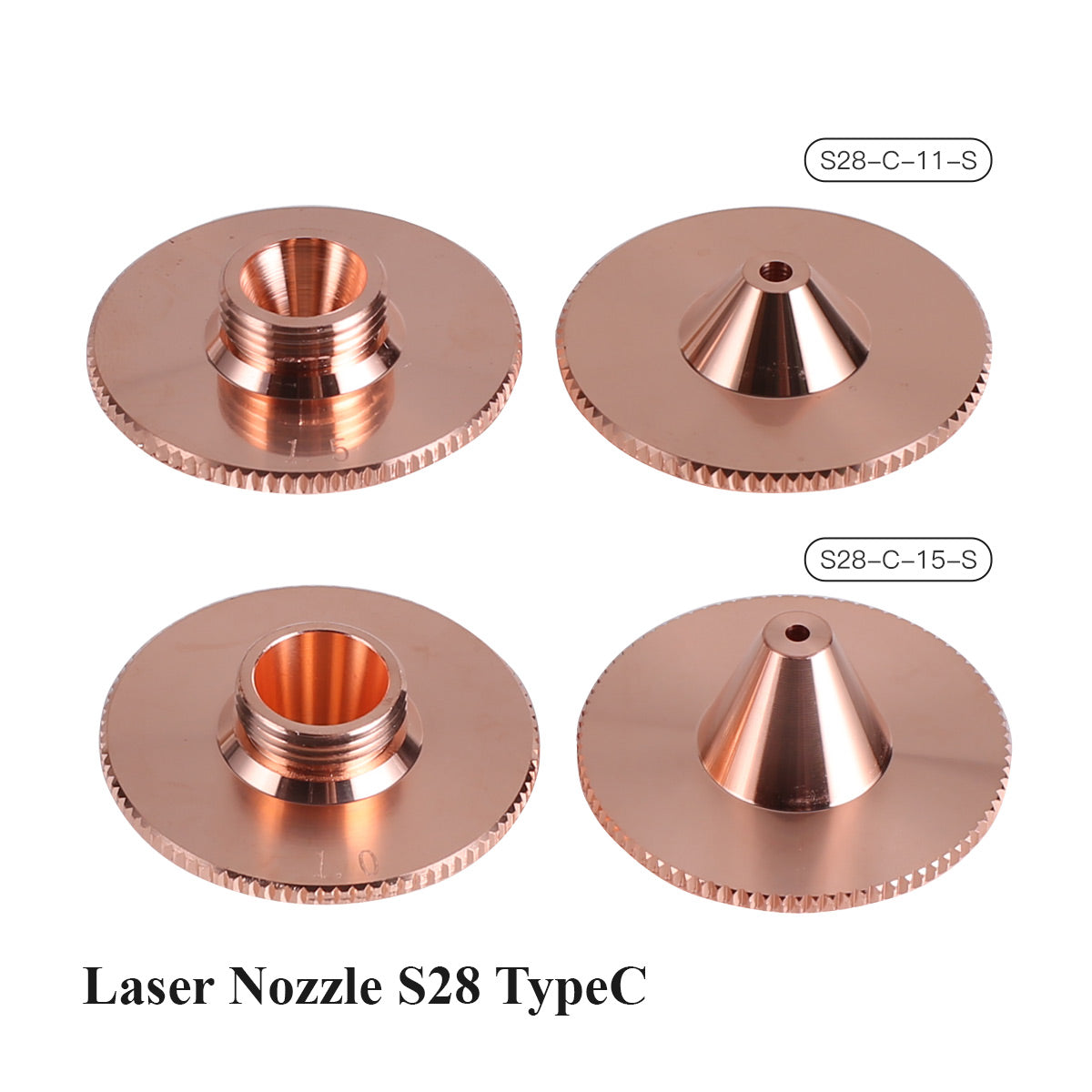 Startnow S28C Bulge Laser Nozzle For Raytools Precitec Nozzles Fitting Parts