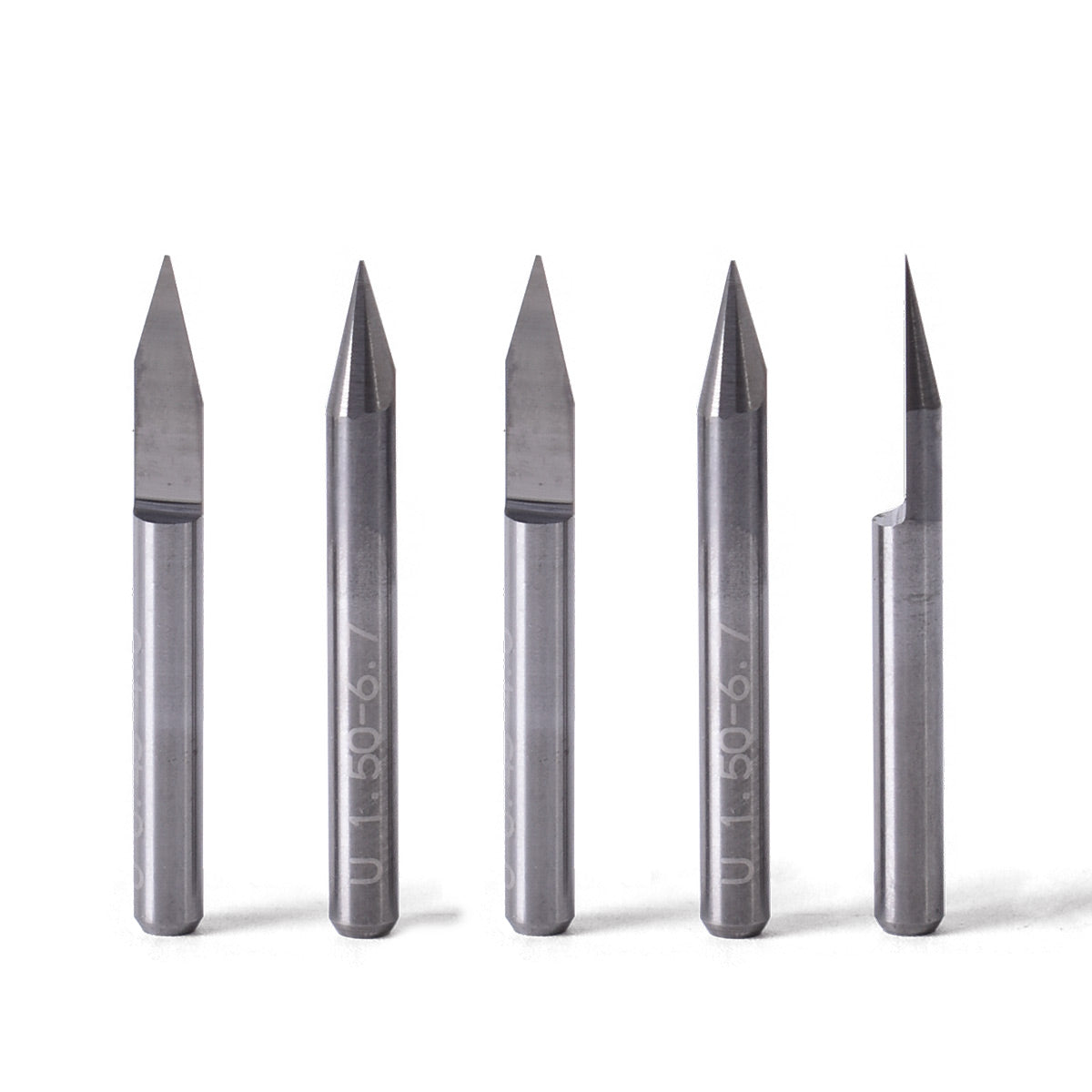 Startnow 10PCS Flat Bottom Engraving Cutter Bits CNC Router Bit ...