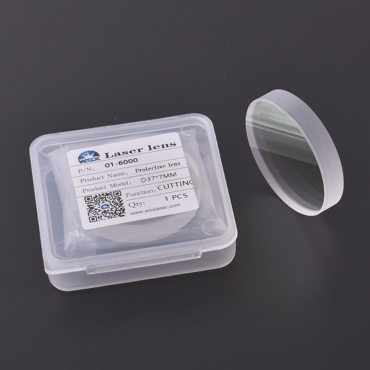 37x7 WSX  Laser Protective Lens