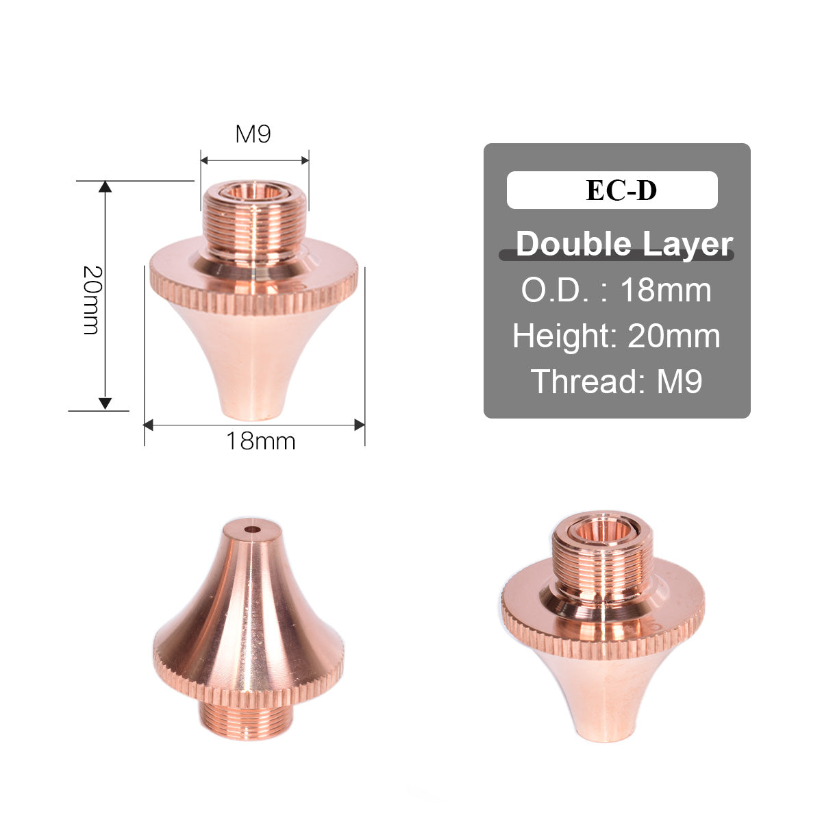 Laser nozzles