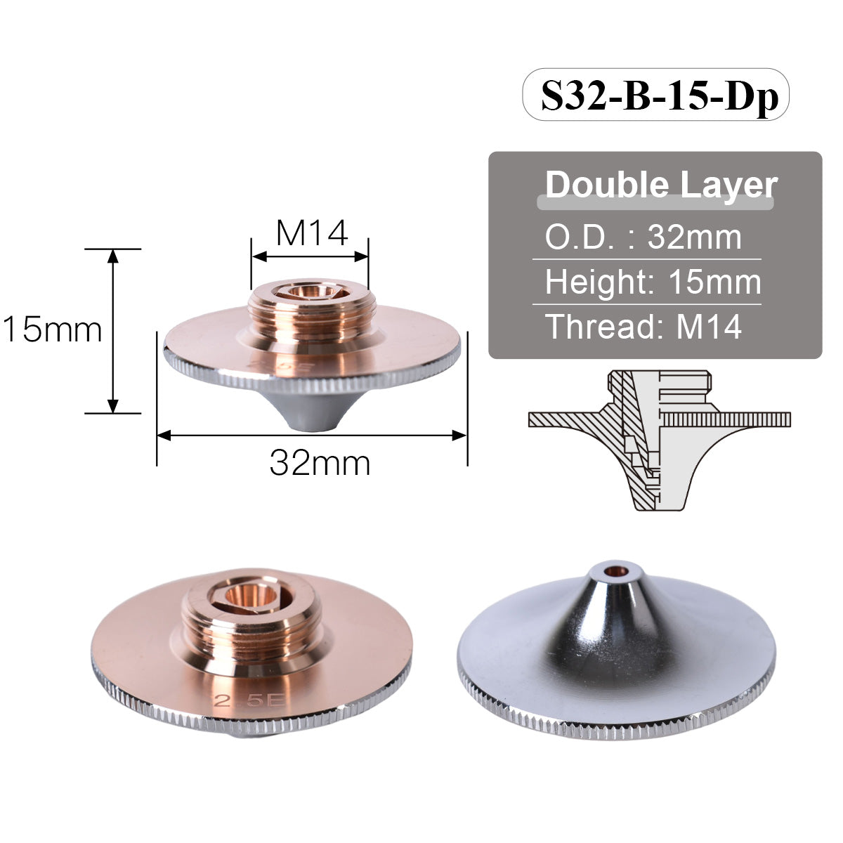 HSG High-Speed laser nozzles 