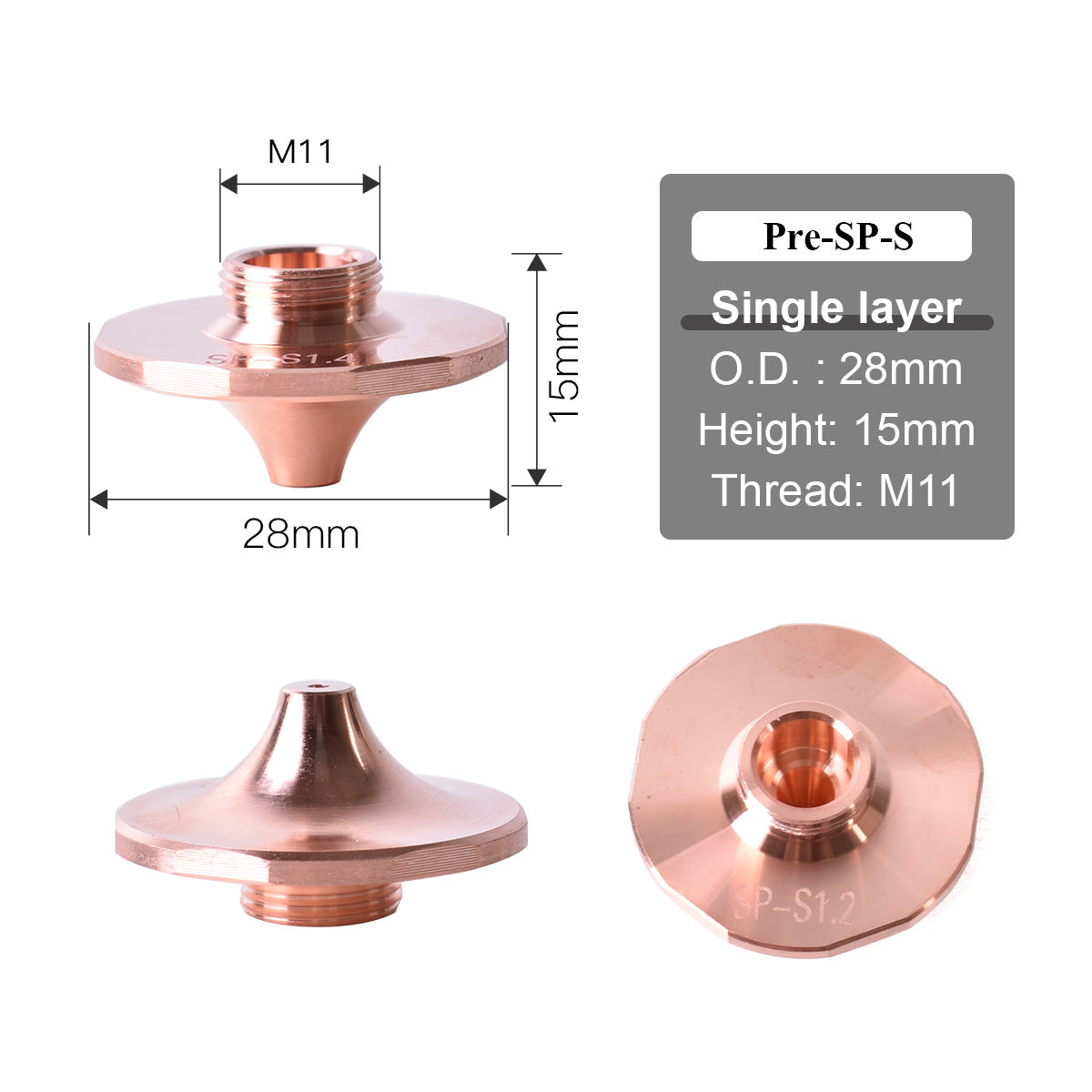 Precitec SP Laser nozzles